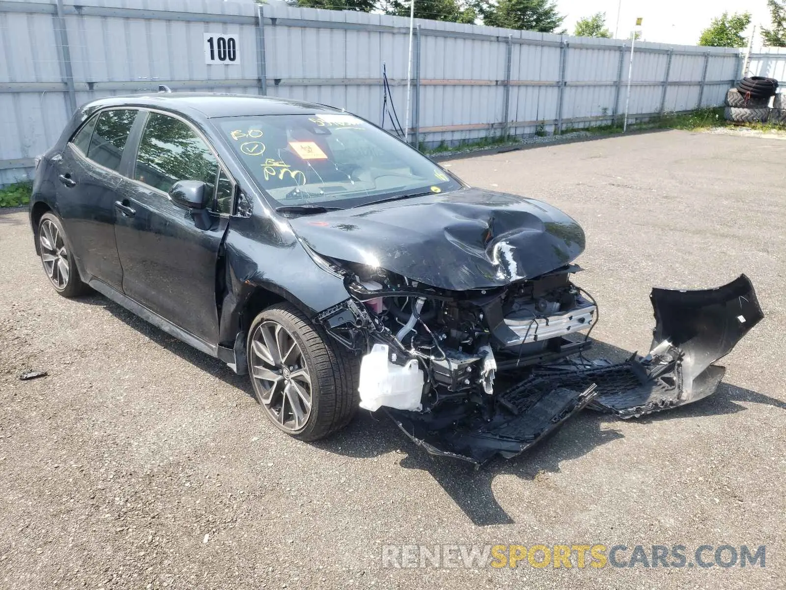 1 Фотография поврежденного автомобиля JTNK4RBE2L3087831 TOYOTA COROLLA 2020
