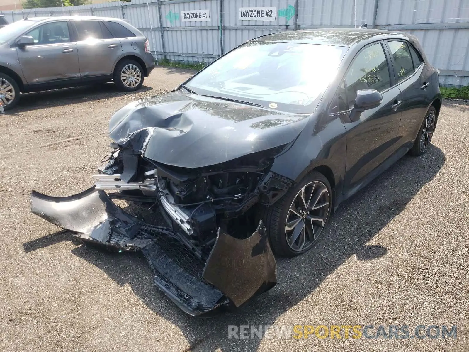 2 Фотография поврежденного автомобиля JTNK4RBE2L3087831 TOYOTA COROLLA 2020