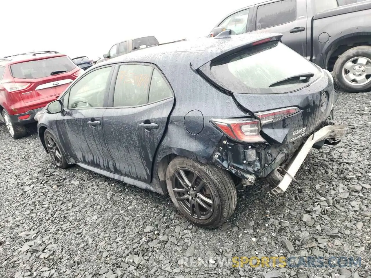 2 Фотография поврежденного автомобиля JTNK4RBE9L3088183 TOYOTA COROLLA 2020
