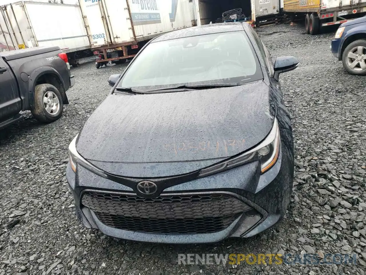 5 Фотография поврежденного автомобиля JTNK4RBE9L3088183 TOYOTA COROLLA 2020