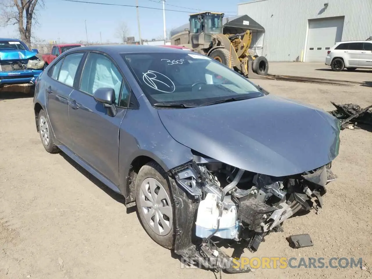1 Photograph of a damaged car 5YFBPMBE2MP193994 TOYOTA COROLLA 2021