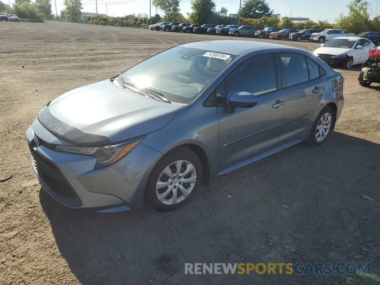 1 Фотография поврежденного автомобиля 5YFBPMBE6MP175773 TOYOTA COROLLA 2021