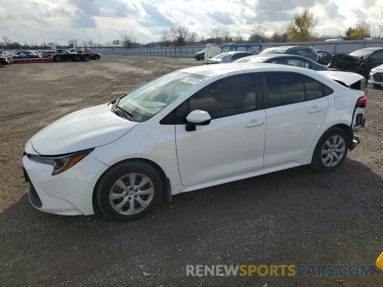 1 Photograph of a damaged car 5YFBPMBE7MP157122 TOYOTA COROLLA 2021