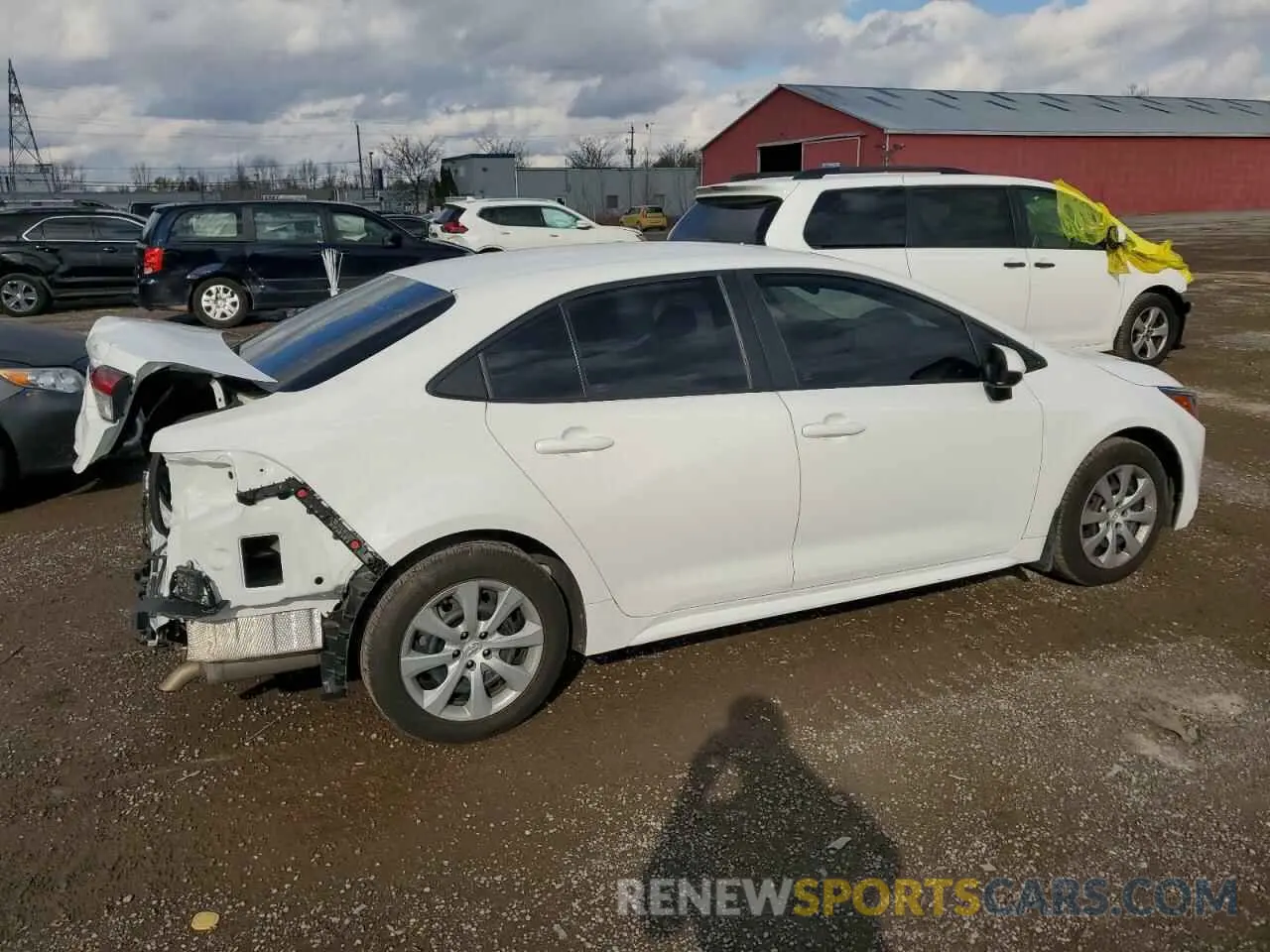 3 Photograph of a damaged car 5YFBPMBE7MP157122 TOYOTA COROLLA 2021