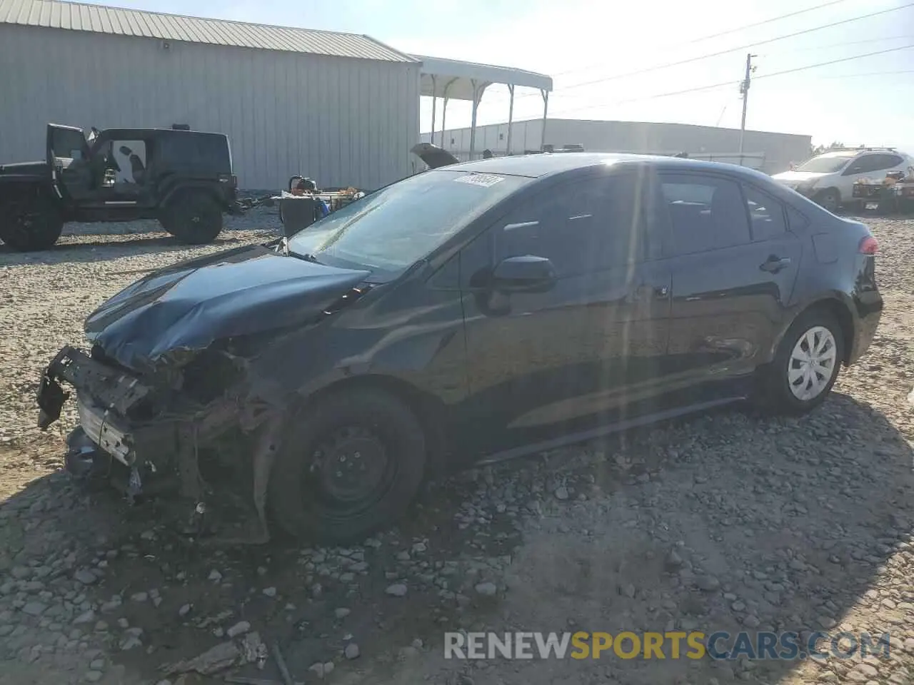 1 Photograph of a damaged car 5YFDPMAE1MP172743 TOYOTA COROLLA 2021