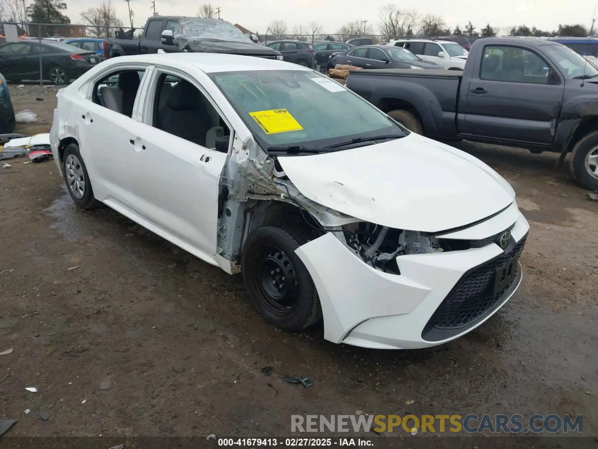 1 Фотография поврежденного автомобиля 5YFDPMAE4MP163082 TOYOTA COROLLA 2021