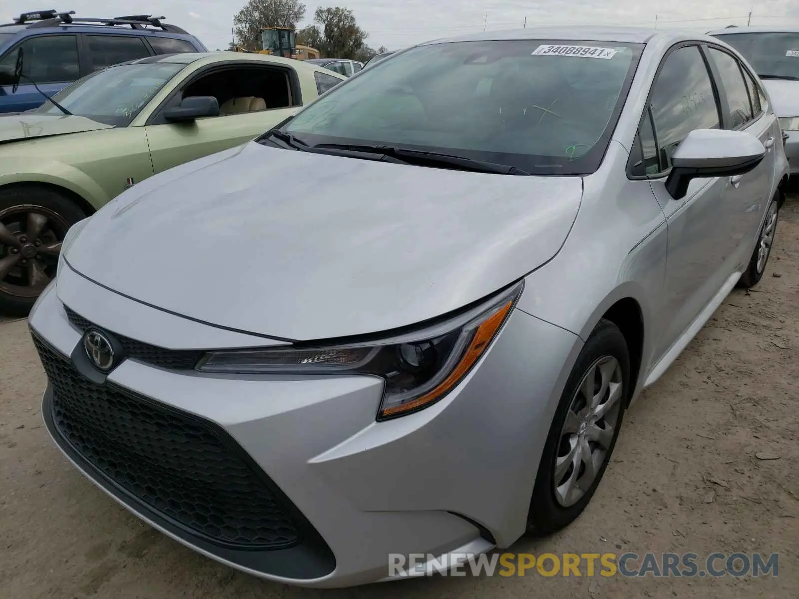 2 Photograph of a damaged car 5YFEPMAE0MP150835 TOYOTA COROLLA 2021