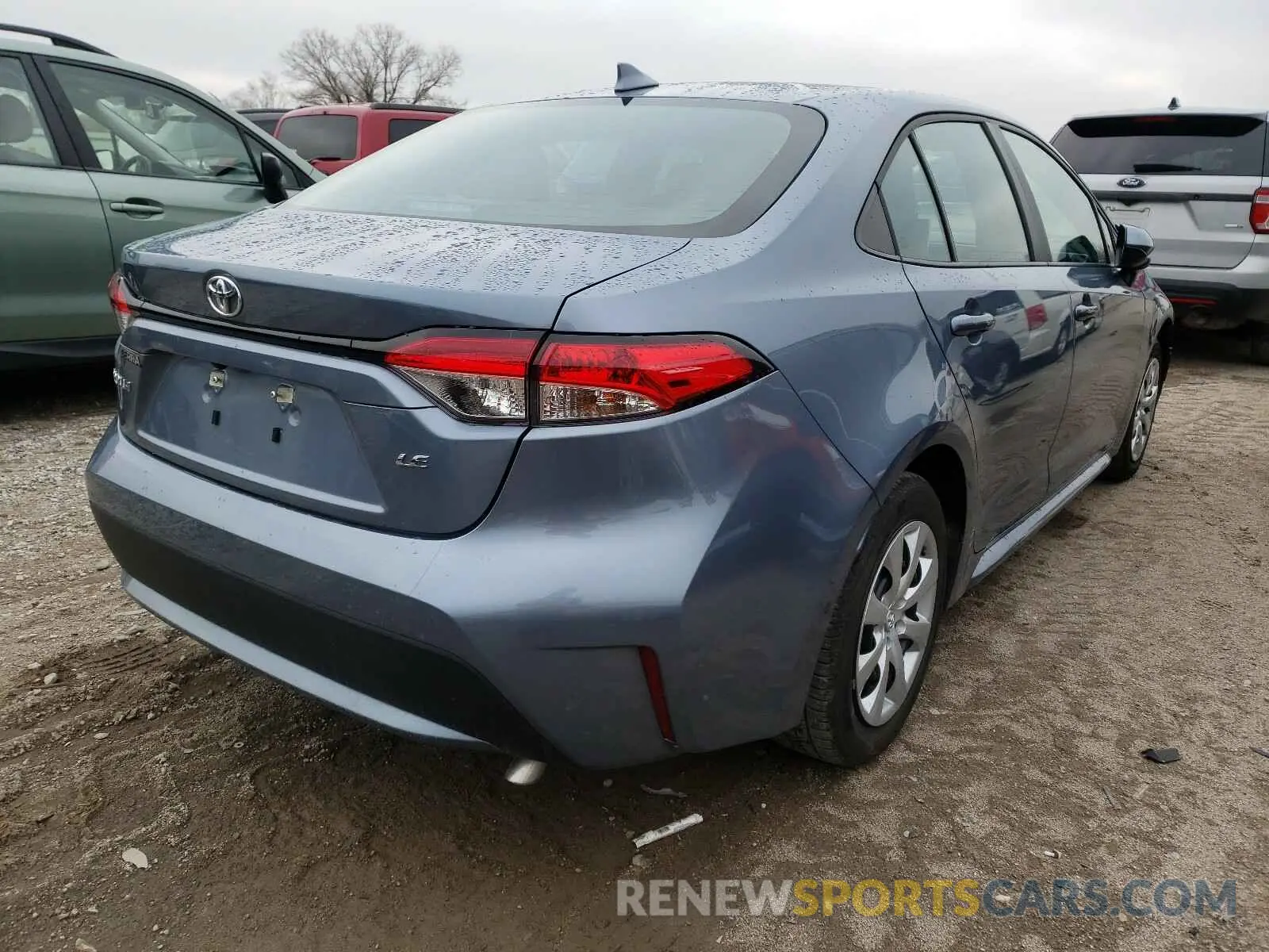4 Фотография поврежденного автомобиля 5YFEPMAE0MP157770 TOYOTA COROLLA 2021