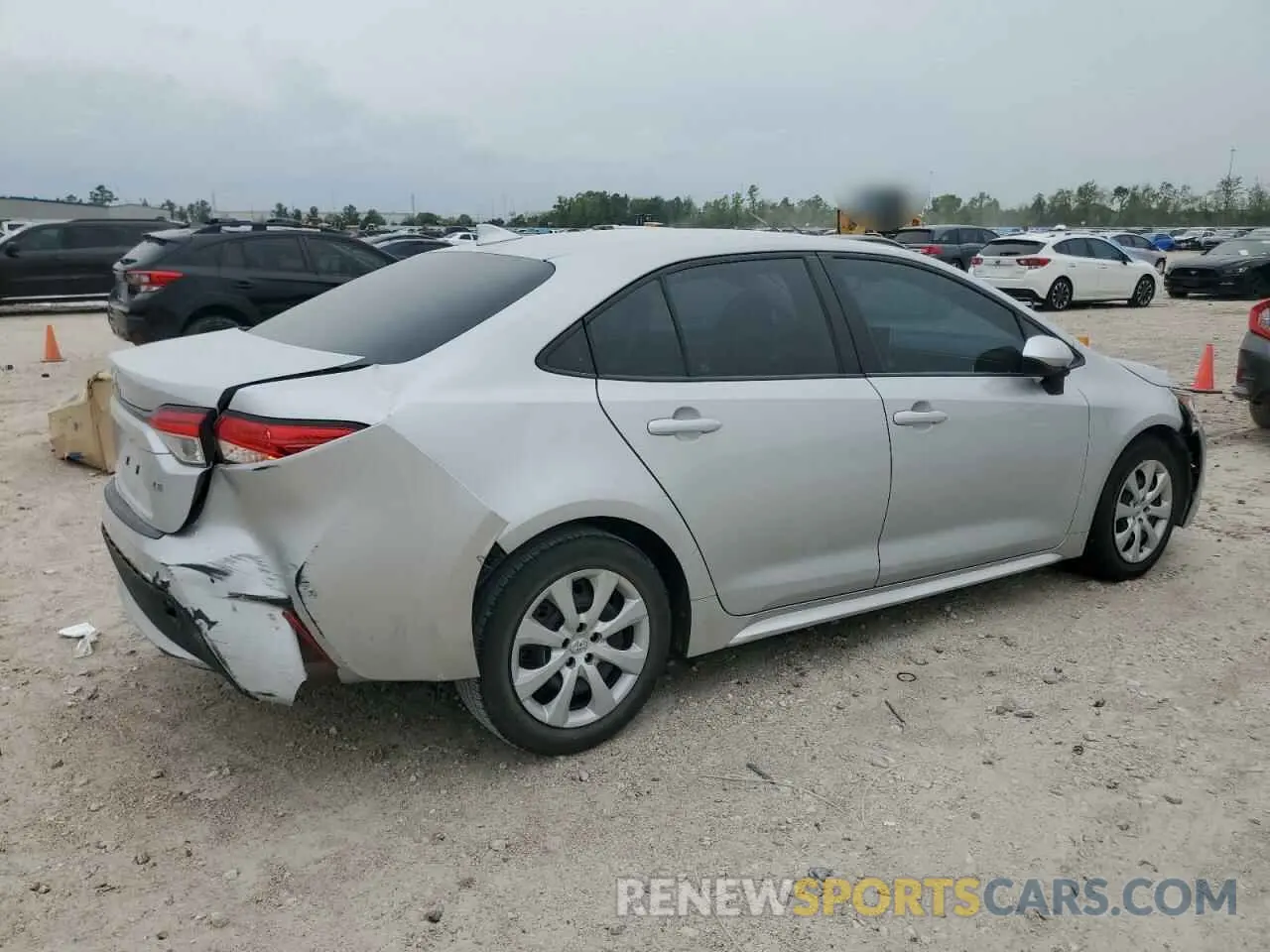 3 Photograph of a damaged car 5YFEPMAE0MP162841 TOYOTA COROLLA 2021