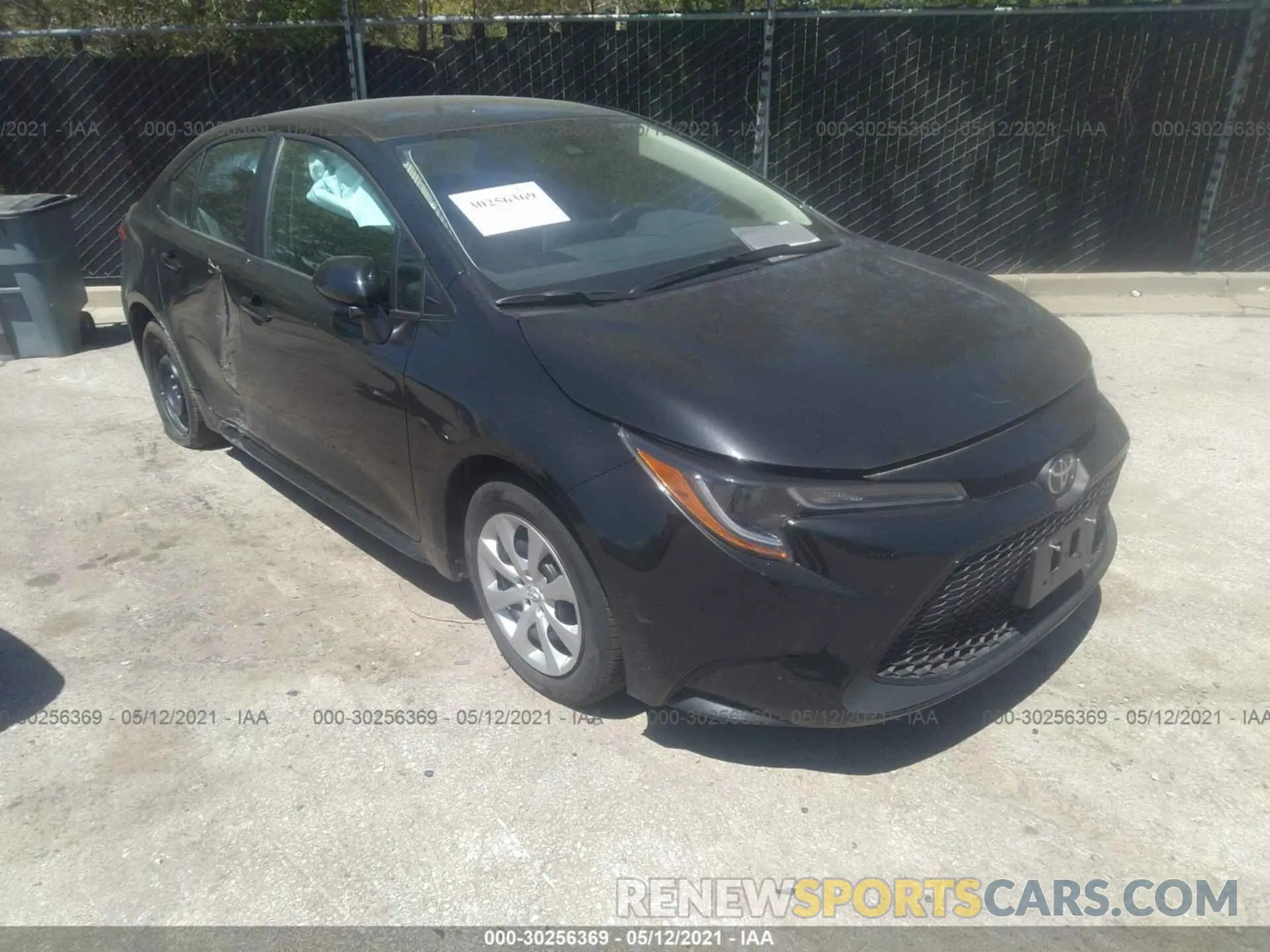 1 Photograph of a damaged car 5YFEPMAE0MP165805 TOYOTA COROLLA 2021