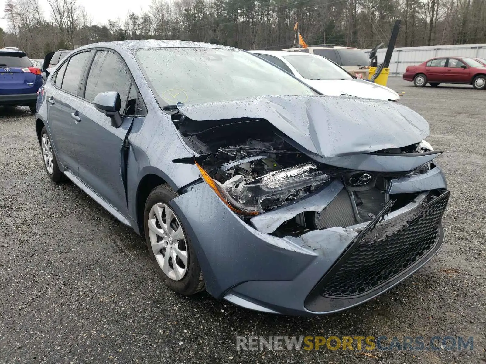 1 Photograph of a damaged car 5YFEPMAE0MP168963 TOYOTA COROLLA 2021