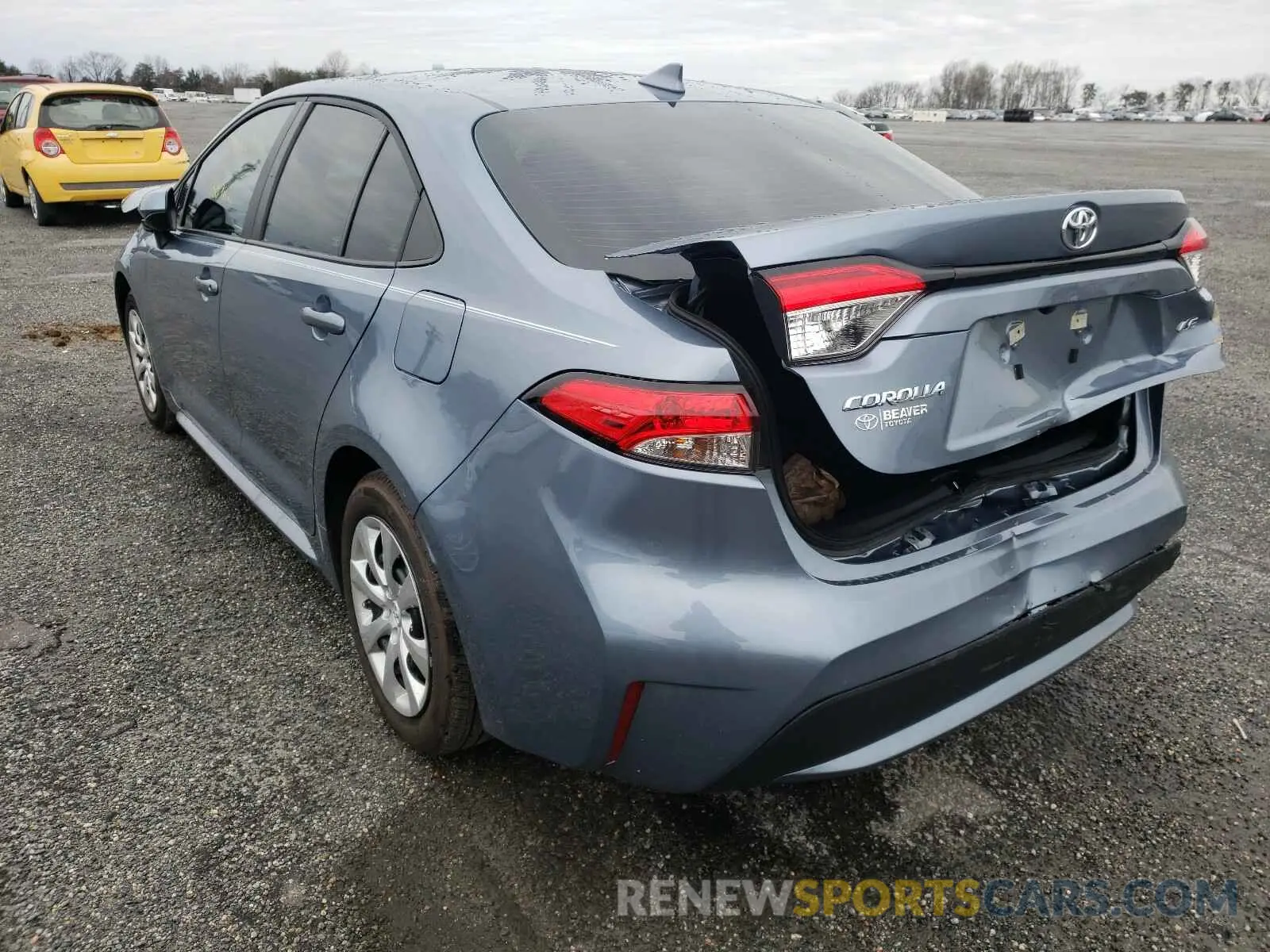 3 Photograph of a damaged car 5YFEPMAE0MP168963 TOYOTA COROLLA 2021