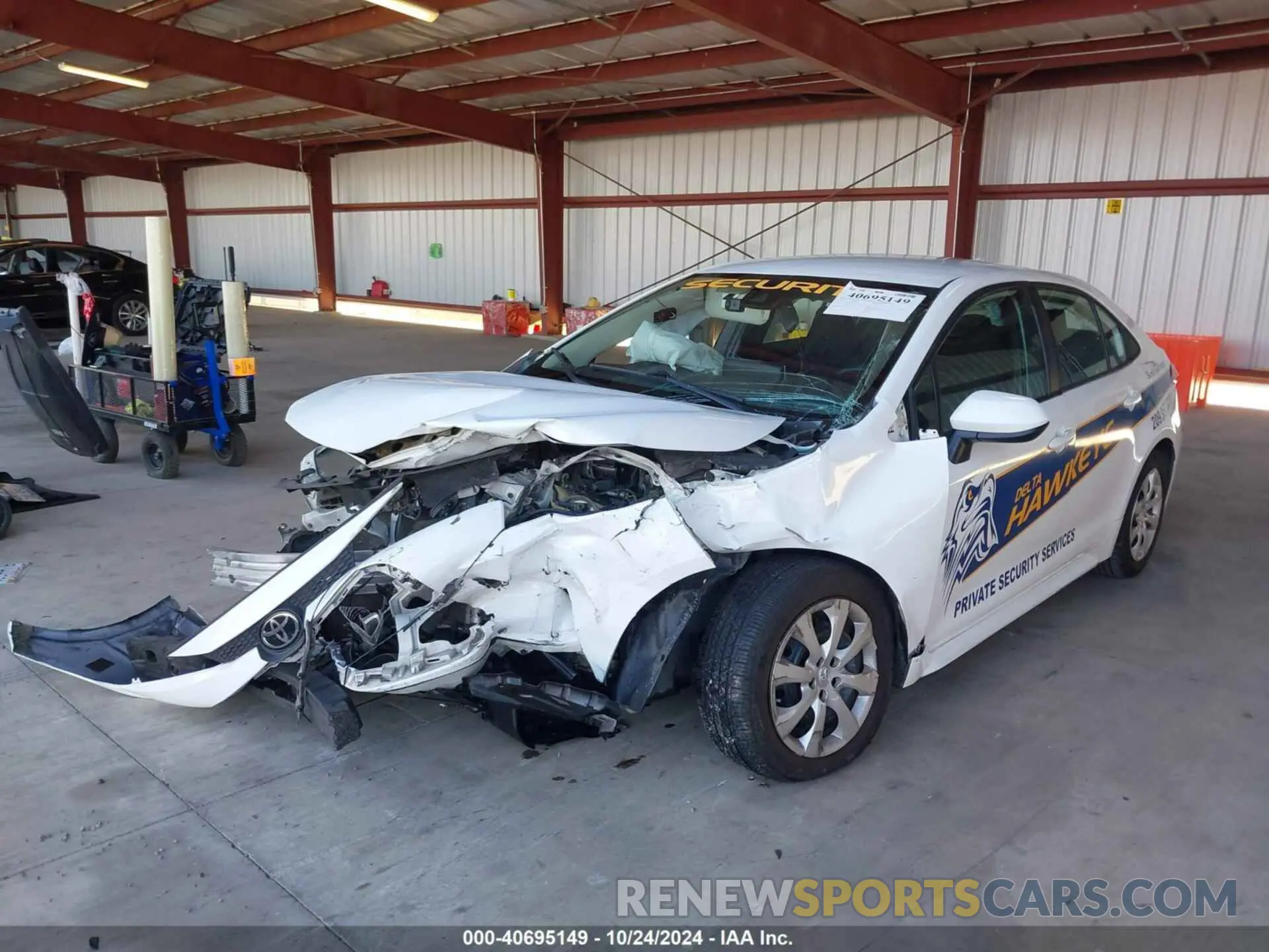 2 Photograph of a damaged car 5YFEPMAE0MP170079 TOYOTA COROLLA 2021
