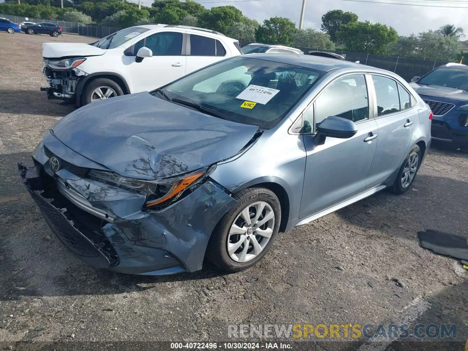 2 Фотография поврежденного автомобиля 5YFEPMAE0MP172110 TOYOTA COROLLA 2021