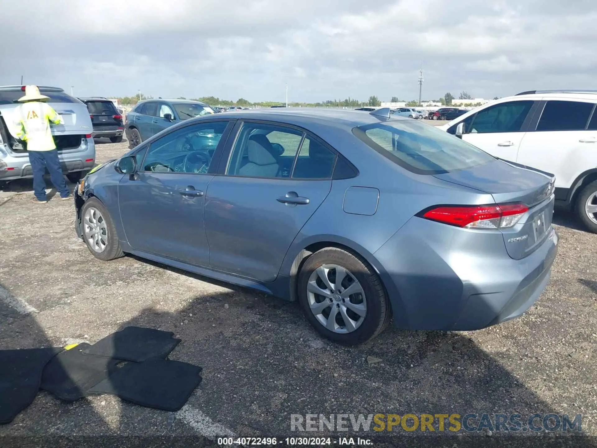 3 Фотография поврежденного автомобиля 5YFEPMAE0MP172110 TOYOTA COROLLA 2021