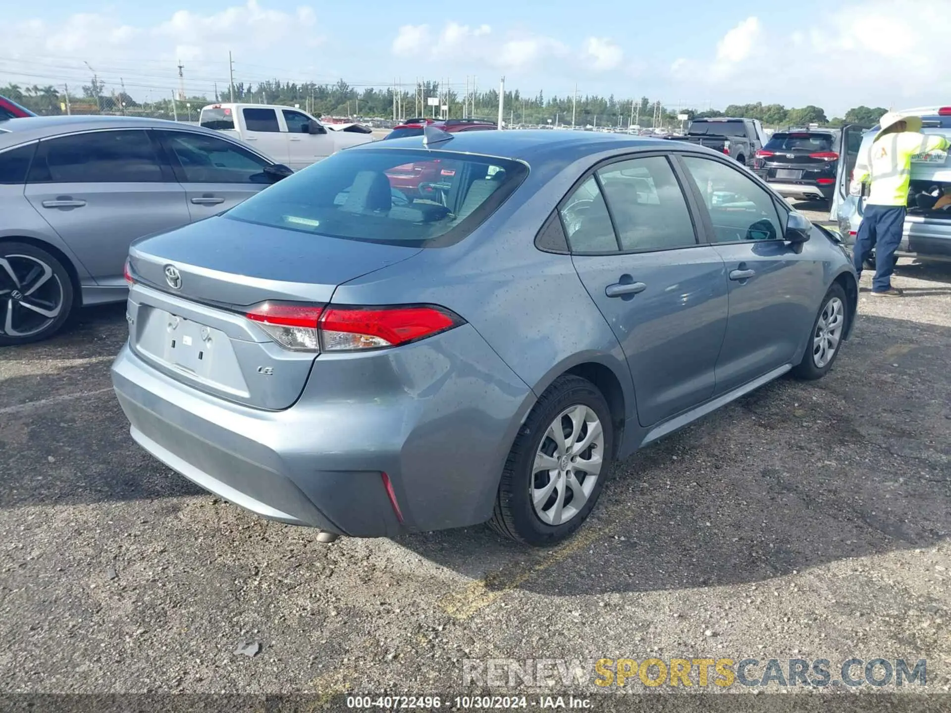 4 Фотография поврежденного автомобиля 5YFEPMAE0MP172110 TOYOTA COROLLA 2021