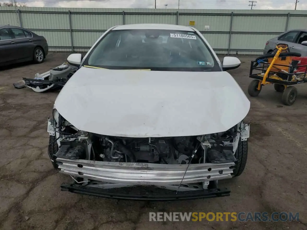 5 Фотография поврежденного автомобиля 5YFEPMAE0MP185746 TOYOTA COROLLA 2021