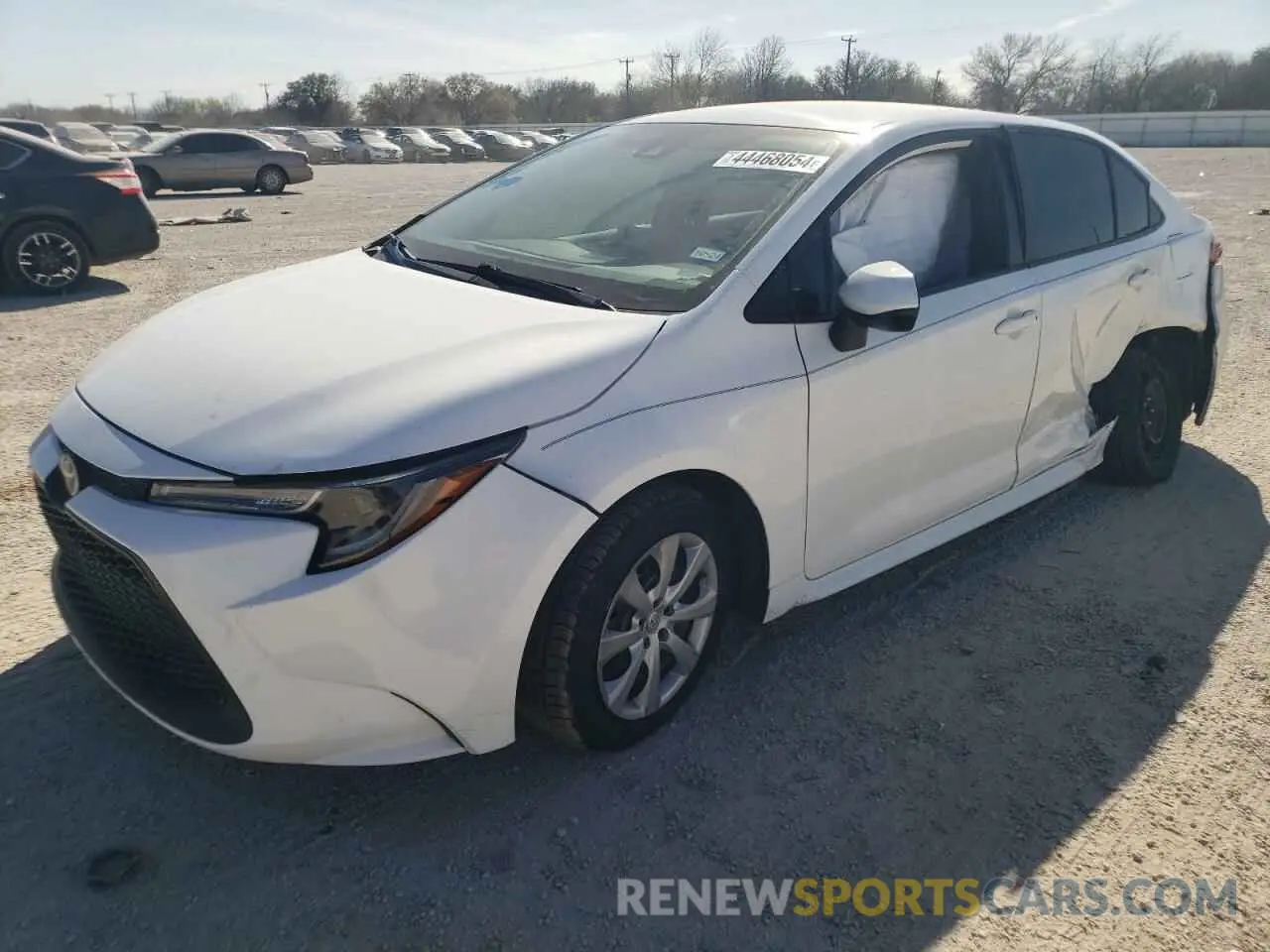 1 Photograph of a damaged car 5YFEPMAE0MP187061 TOYOTA COROLLA 2021