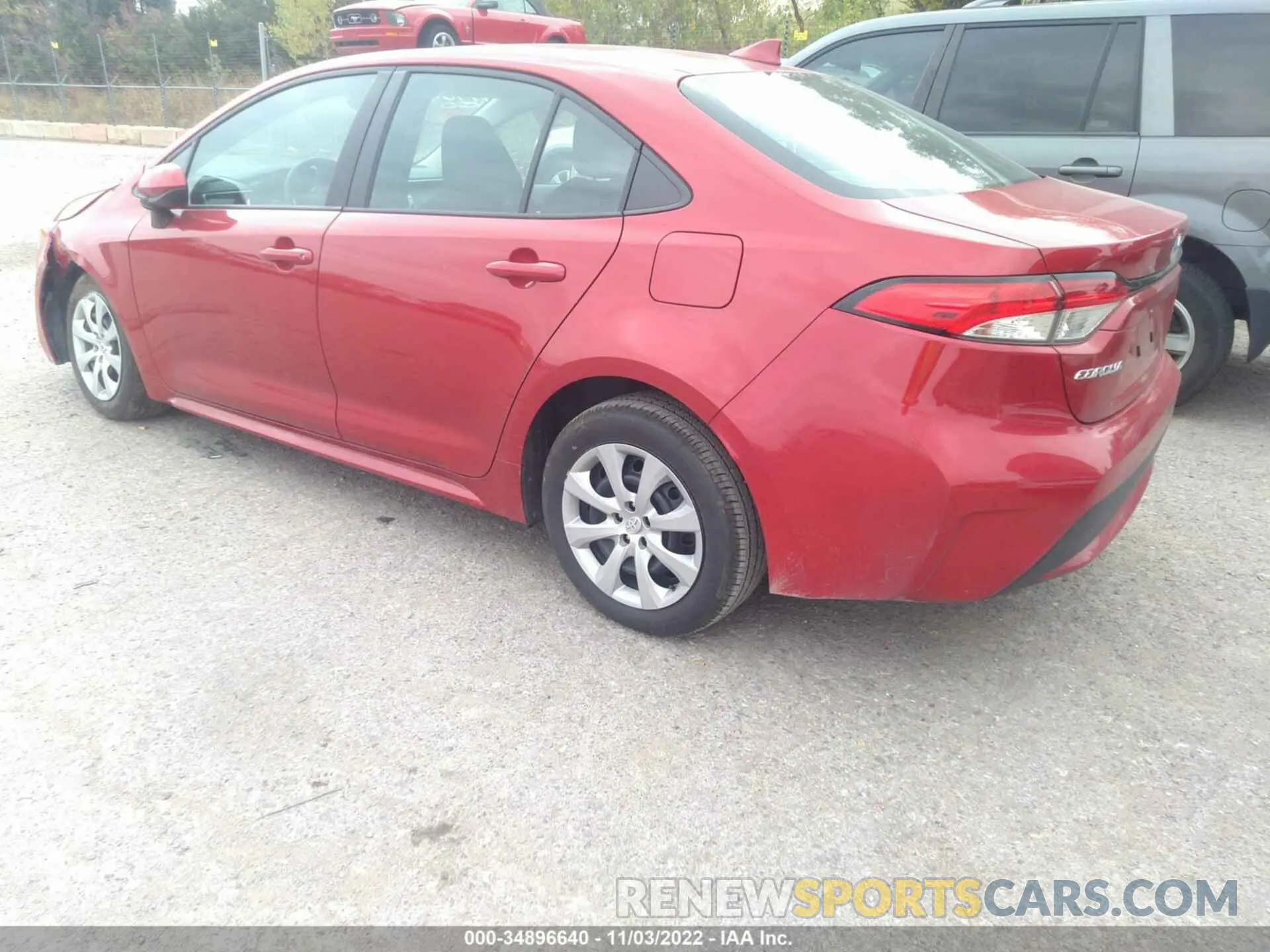 3 Фотография поврежденного автомобиля 5YFEPMAE0MP188193 TOYOTA COROLLA 2021