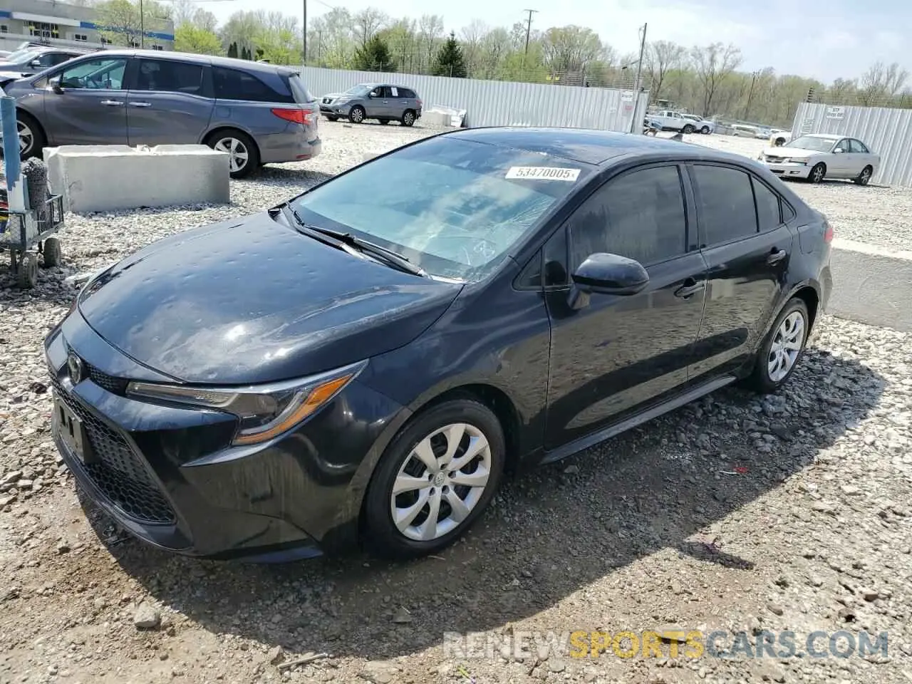 1 Photograph of a damaged car 5YFEPMAE0MP191305 TOYOTA COROLLA 2021