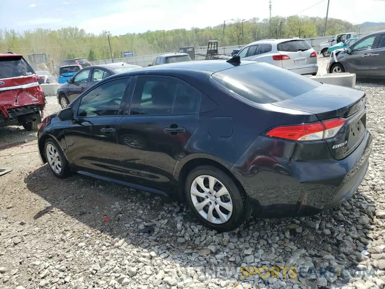 2 Photograph of a damaged car 5YFEPMAE0MP191305 TOYOTA COROLLA 2021