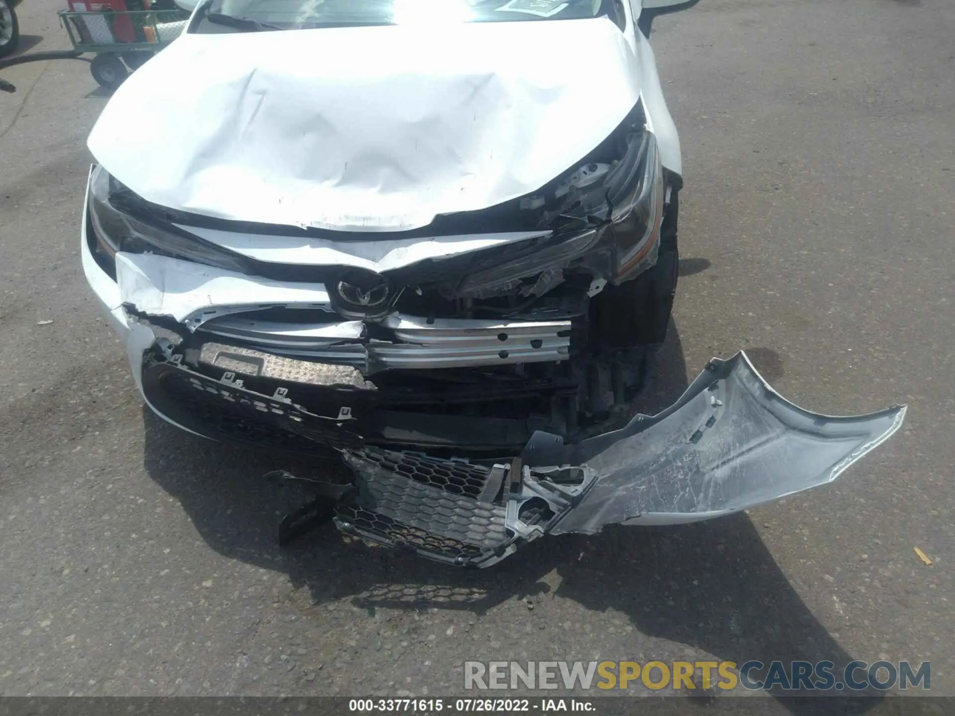6 Photograph of a damaged car 5YFEPMAE0MP191319 TOYOTA COROLLA 2021