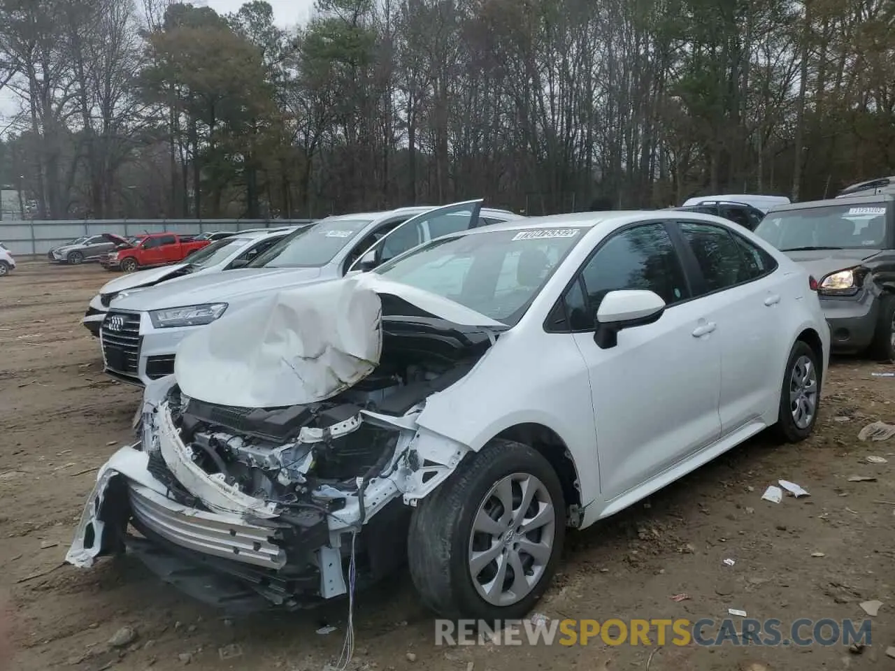 1 Photograph of a damaged car 5YFEPMAE0MP199789 TOYOTA COROLLA 2021