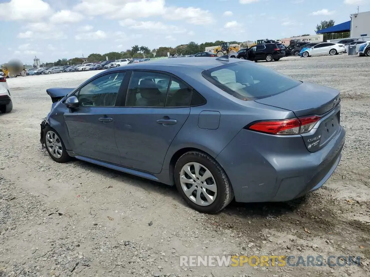 2 Photograph of a damaged car 5YFEPMAE0MP206823 TOYOTA COROLLA 2021