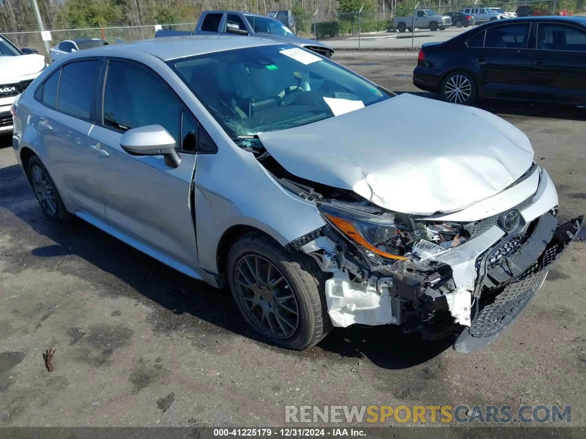 1 Photograph of a damaged car 5YFEPMAE0MP208796 TOYOTA COROLLA 2021