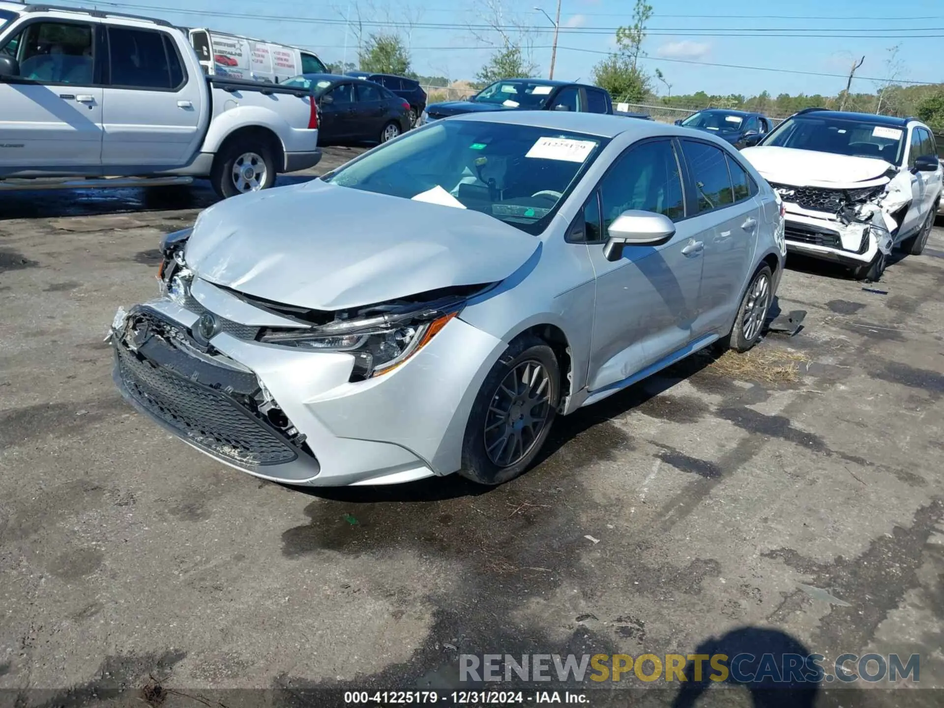 2 Photograph of a damaged car 5YFEPMAE0MP208796 TOYOTA COROLLA 2021