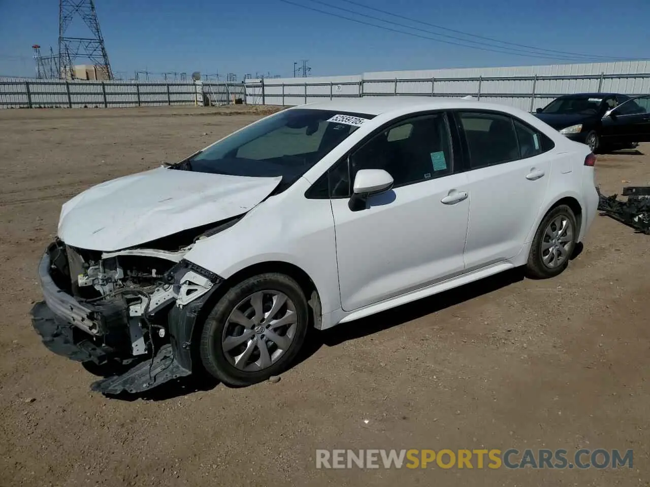 1 Фотография поврежденного автомобиля 5YFEPMAE0MP211178 TOYOTA COROLLA 2021