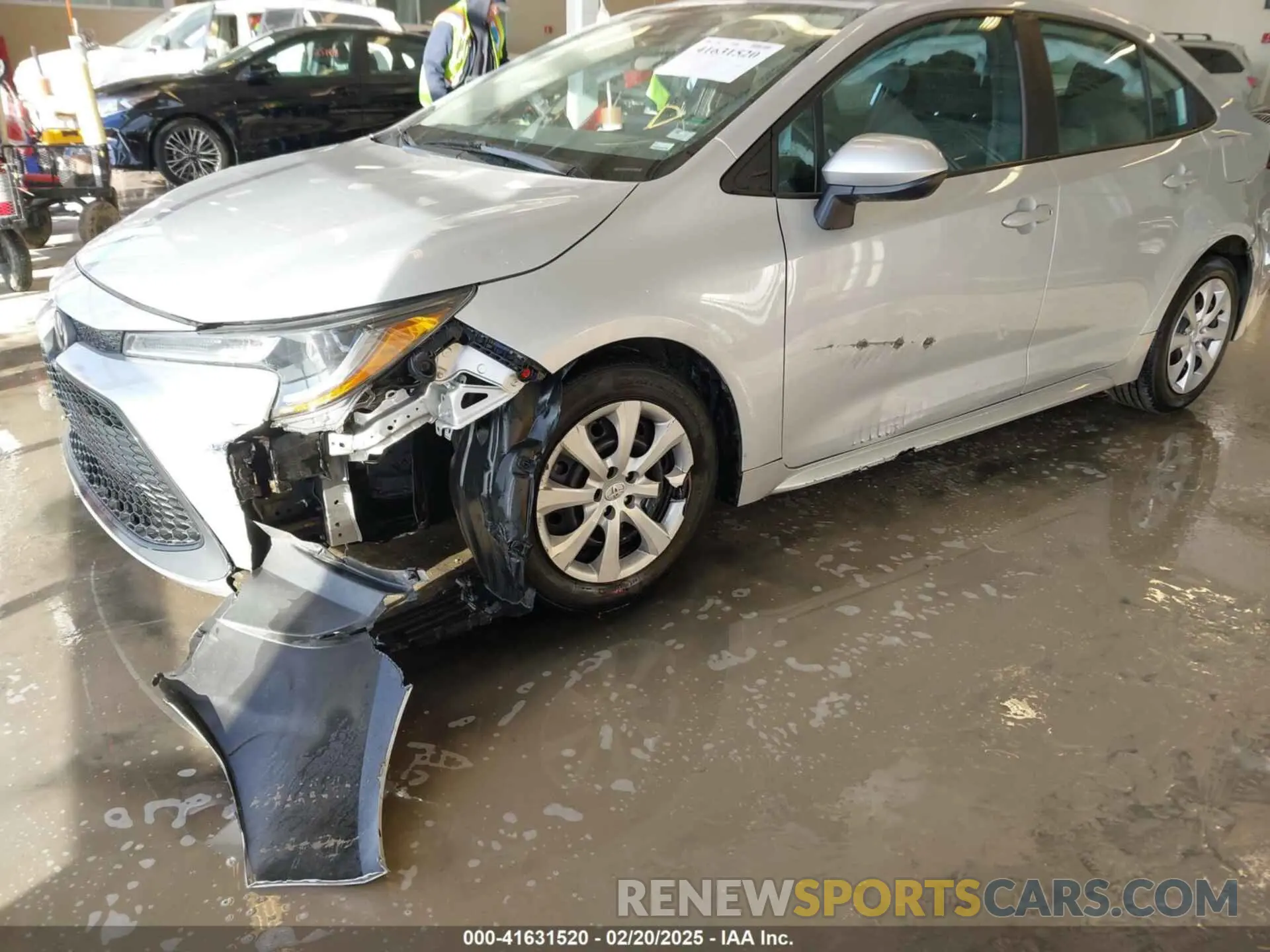 6 Photograph of a damaged car 5YFEPMAE0MP214064 TOYOTA COROLLA 2021