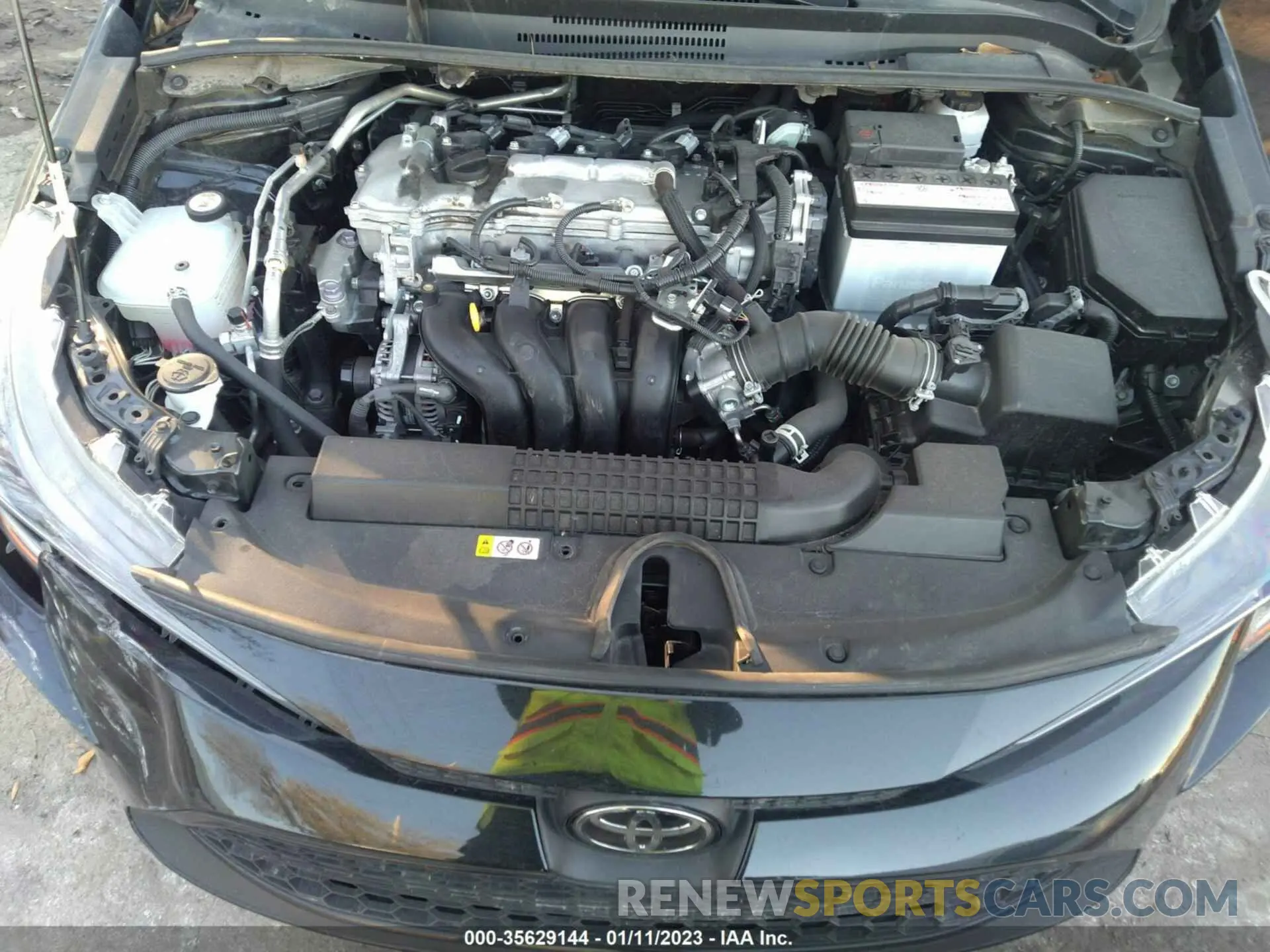 10 Фотография поврежденного автомобиля 5YFEPMAE0MP217983 TOYOTA COROLLA 2021