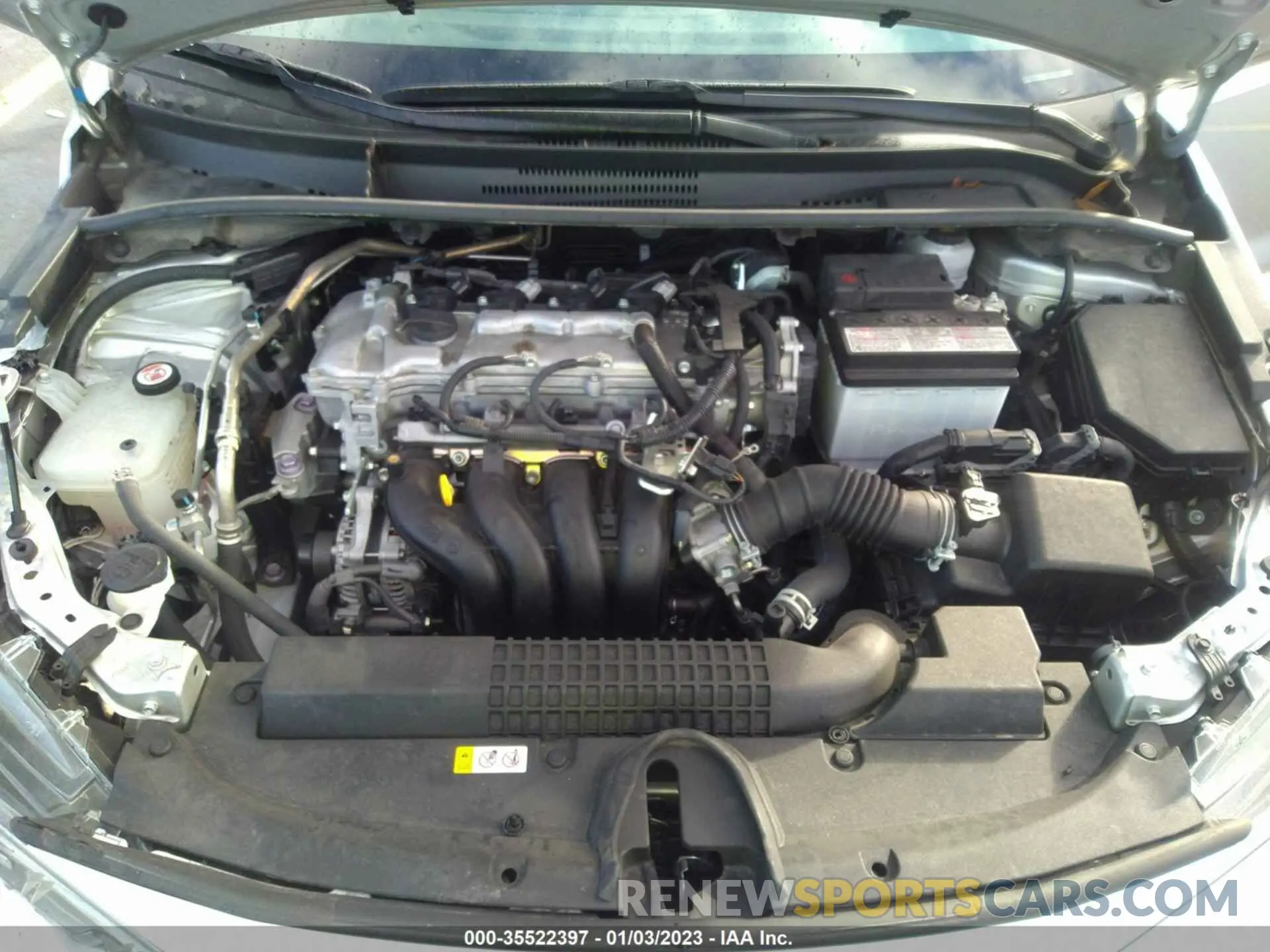 10 Photograph of a damaged car 5YFEPMAE0MP223220 TOYOTA COROLLA 2021