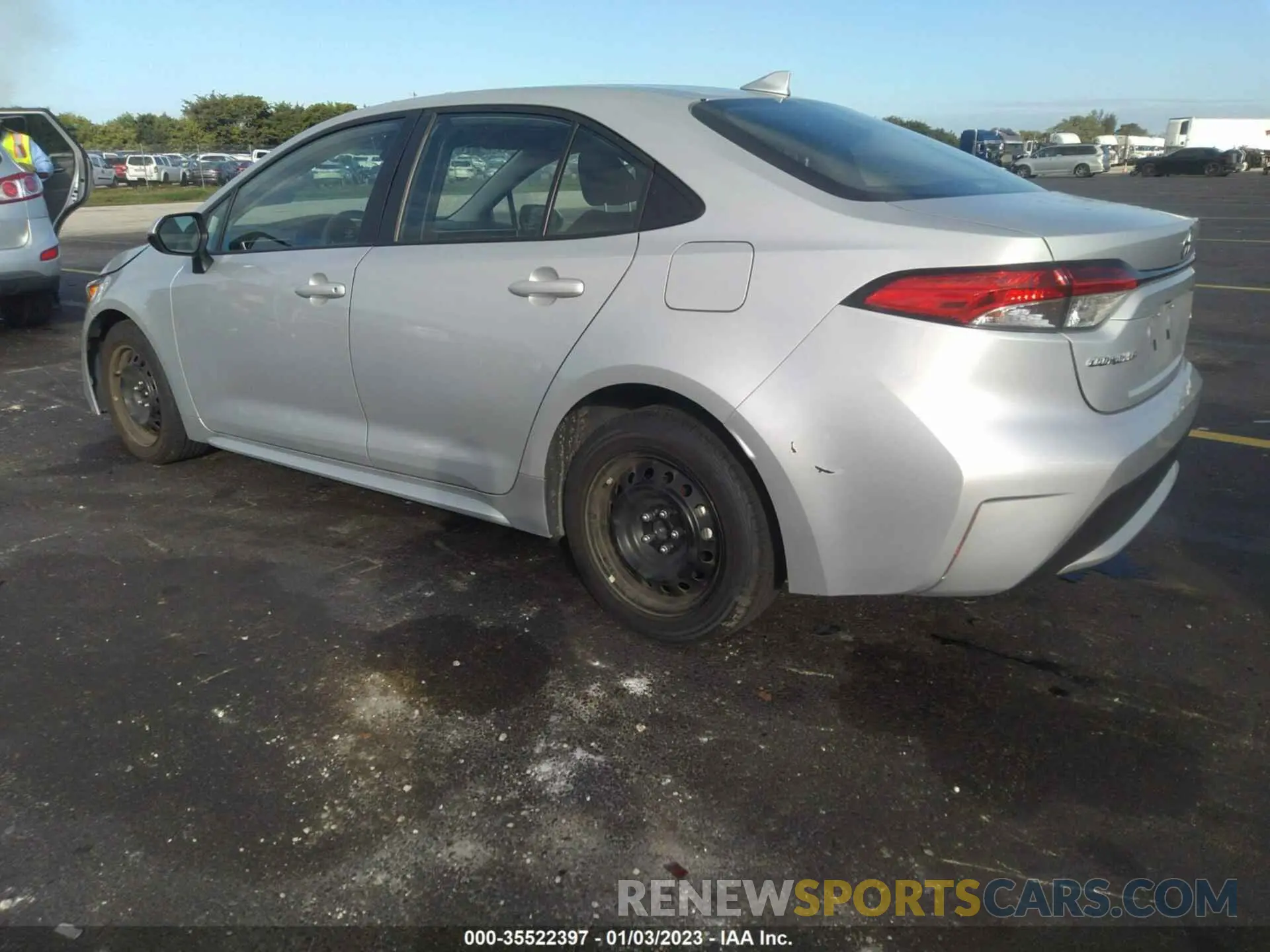 3 Photograph of a damaged car 5YFEPMAE0MP223220 TOYOTA COROLLA 2021
