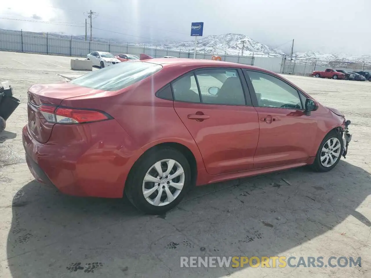 3 Photograph of a damaged car 5YFEPMAE0MP223668 TOYOTA COROLLA 2021