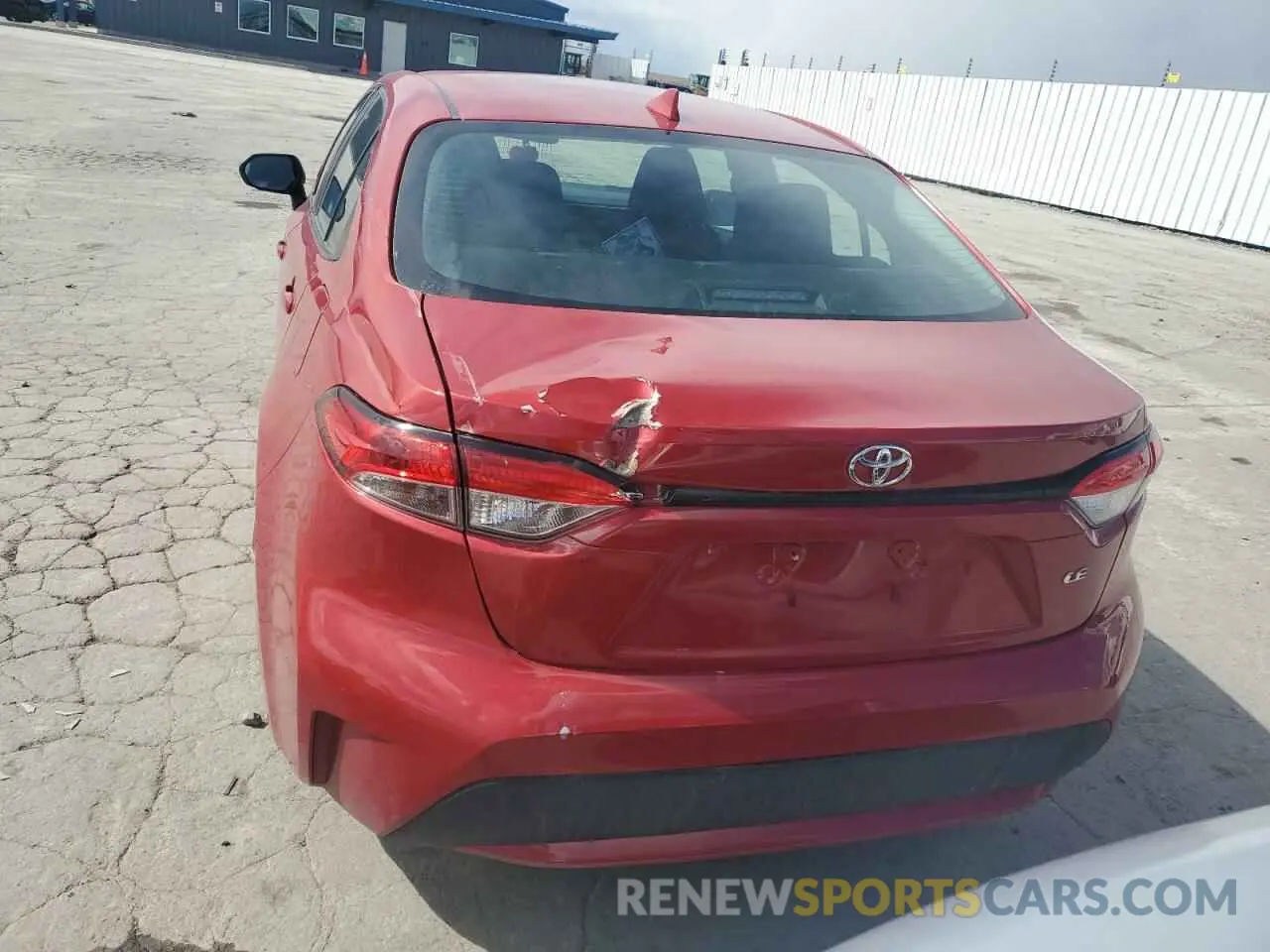 6 Photograph of a damaged car 5YFEPMAE0MP223668 TOYOTA COROLLA 2021