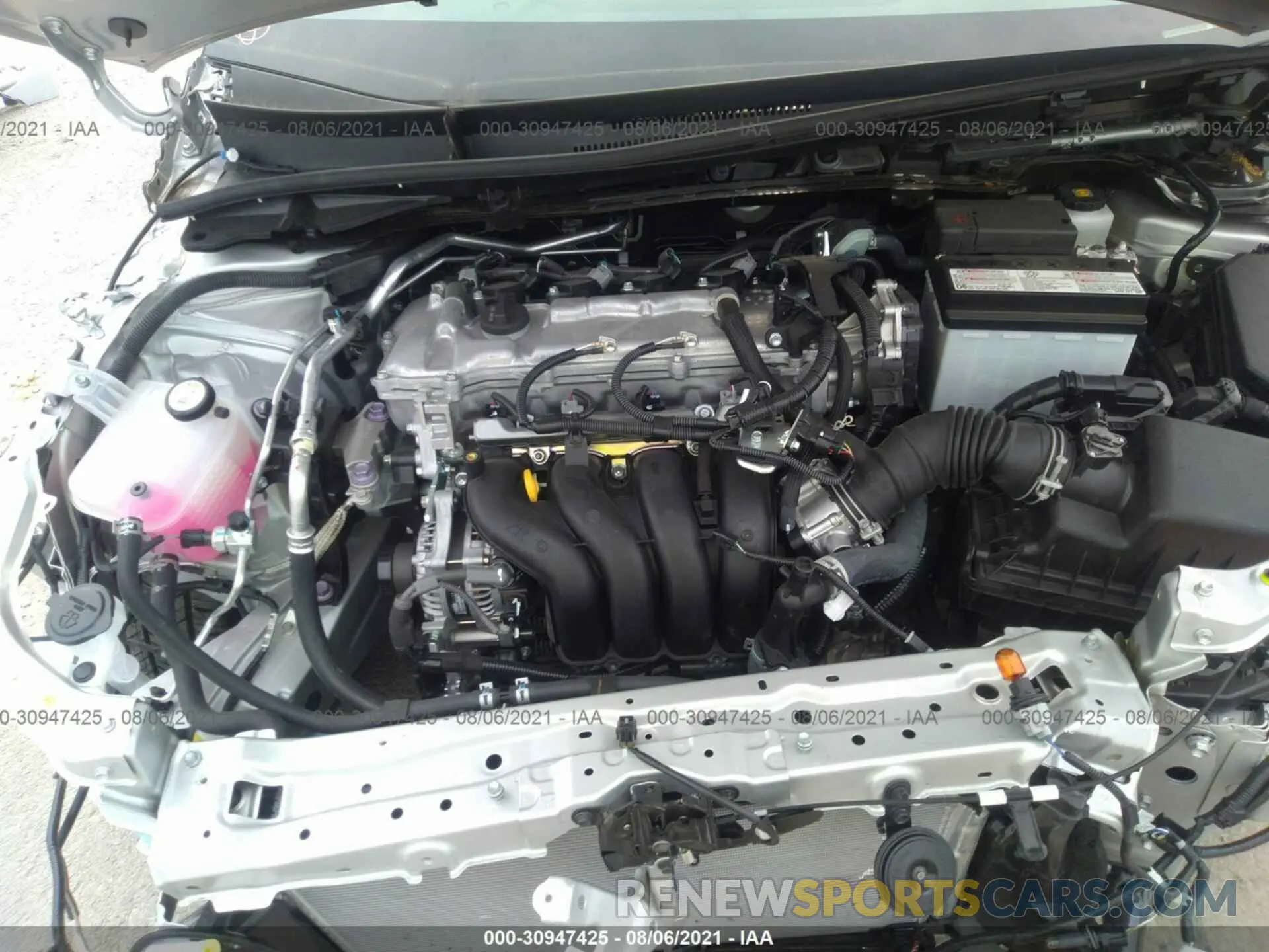 10 Фотография поврежденного автомобиля 5YFEPMAE0MP225727 TOYOTA COROLLA 2021