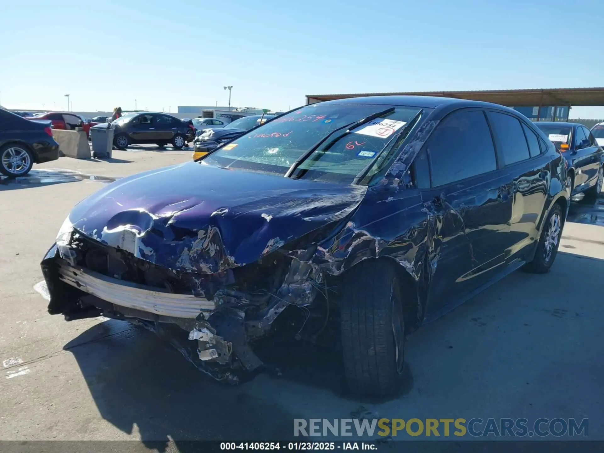 2 Photograph of a damaged car 5YFEPMAE0MP236064 TOYOTA COROLLA 2021