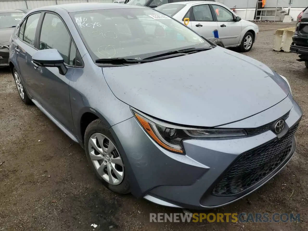 1 Photograph of a damaged car 5YFEPMAE0MP251972 TOYOTA COROLLA 2021
