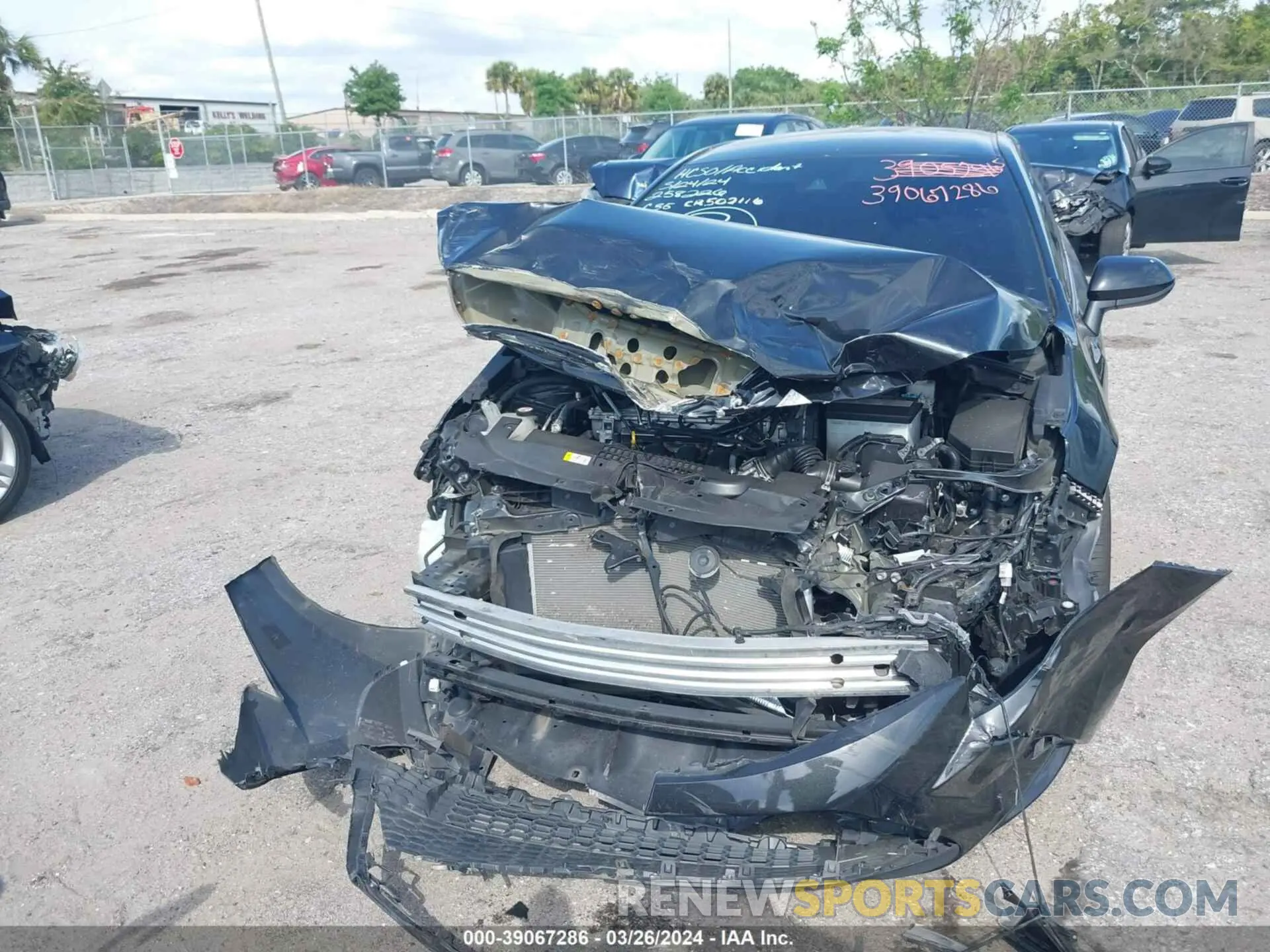 12 Фотография поврежденного автомобиля 5YFEPMAE0MP258226 TOYOTA COROLLA 2021
