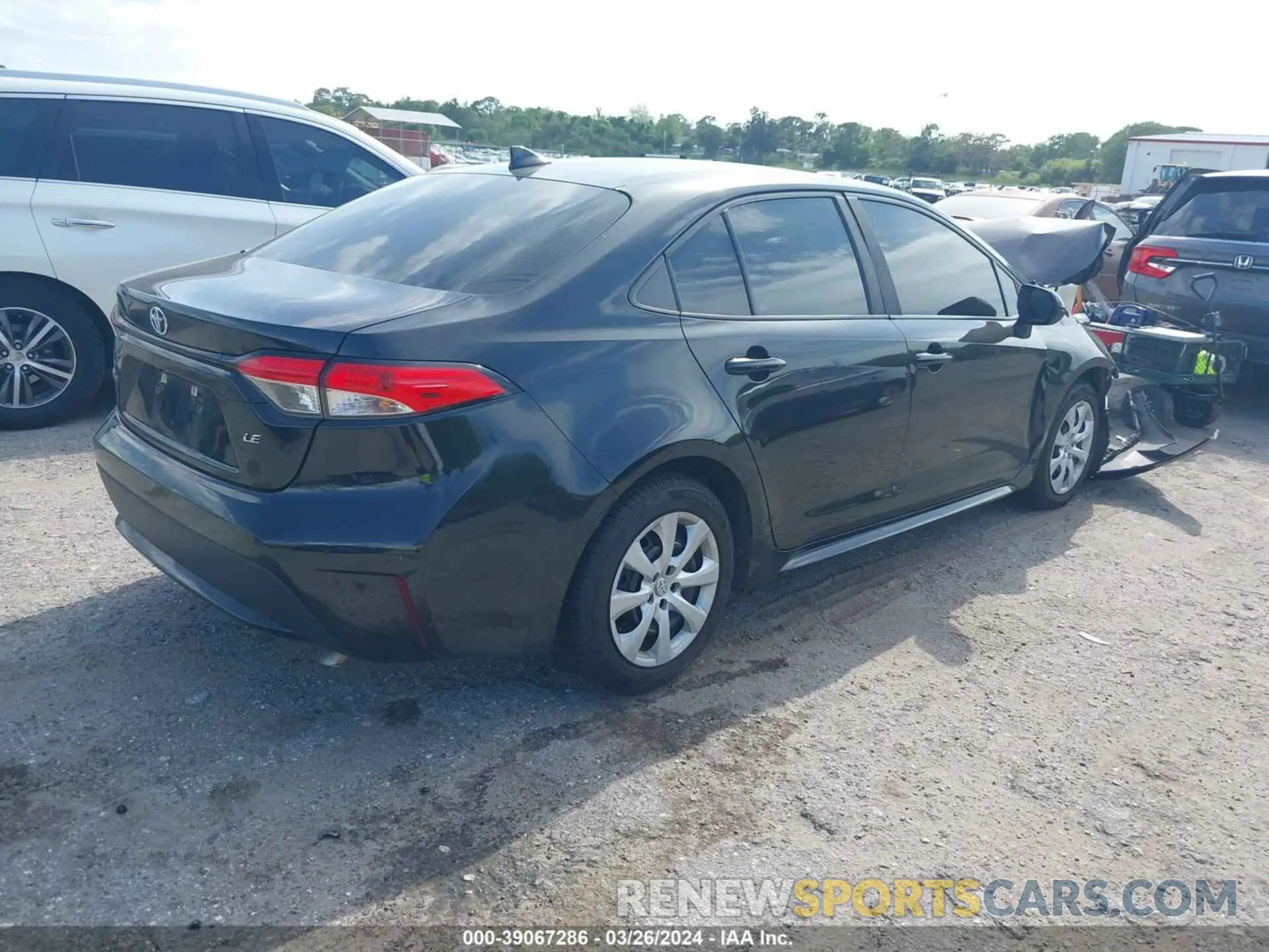 4 Фотография поврежденного автомобиля 5YFEPMAE0MP258226 TOYOTA COROLLA 2021