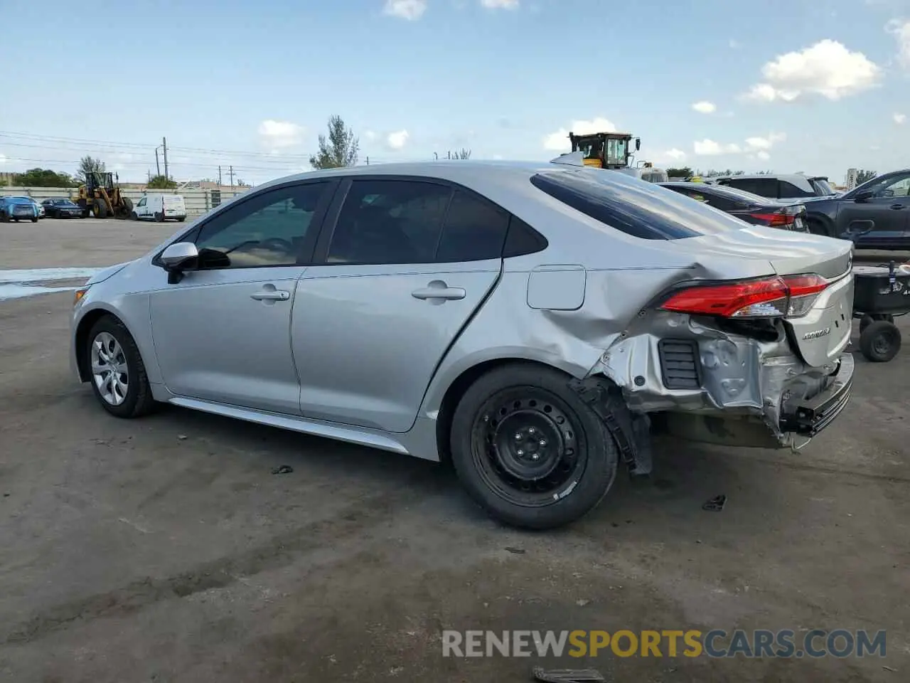 2 Photograph of a damaged car 5YFEPMAE1MP147622 TOYOTA COROLLA 2021