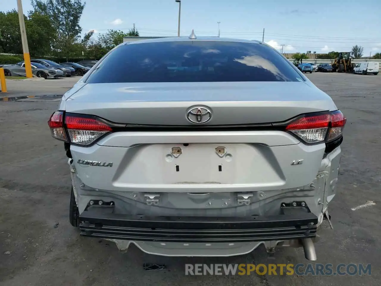 6 Photograph of a damaged car 5YFEPMAE1MP147622 TOYOTA COROLLA 2021