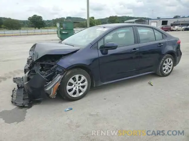 1 Photograph of a damaged car 5YFEPMAE1MP161634 TOYOTA COROLLA 2021