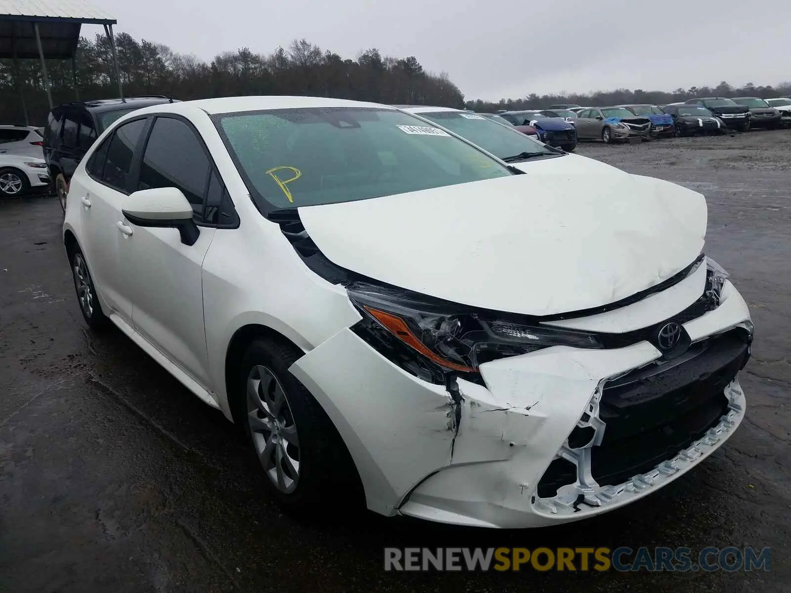 1 Photograph of a damaged car 5YFEPMAE1MP167059 TOYOTA COROLLA 2021