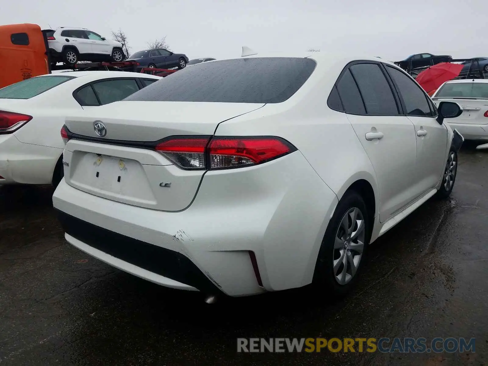 4 Photograph of a damaged car 5YFEPMAE1MP167059 TOYOTA COROLLA 2021