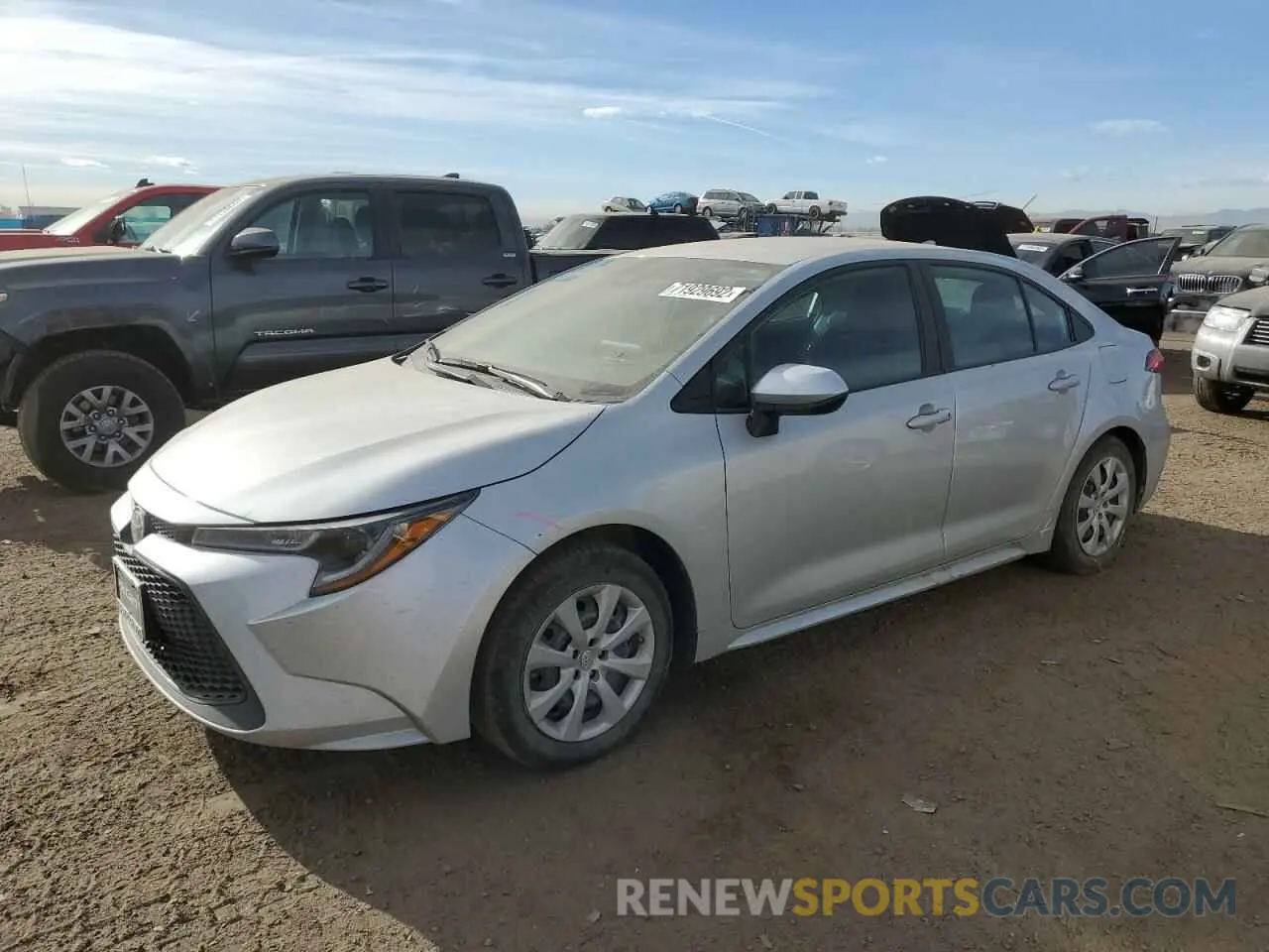 1 Photograph of a damaged car 5YFEPMAE1MP167661 TOYOTA COROLLA 2021