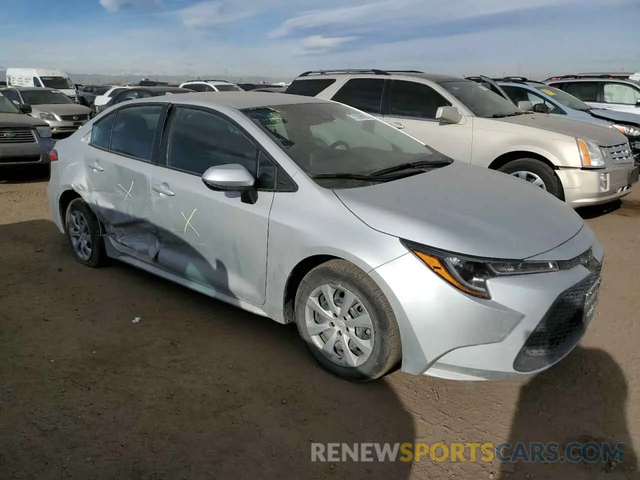 4 Photograph of a damaged car 5YFEPMAE1MP167661 TOYOTA COROLLA 2021