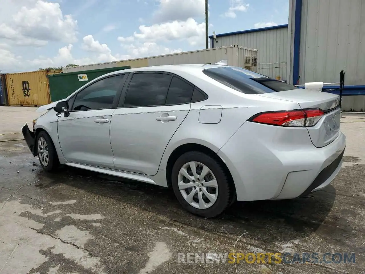 2 Photograph of a damaged car 5YFEPMAE1MP167742 TOYOTA COROLLA 2021
